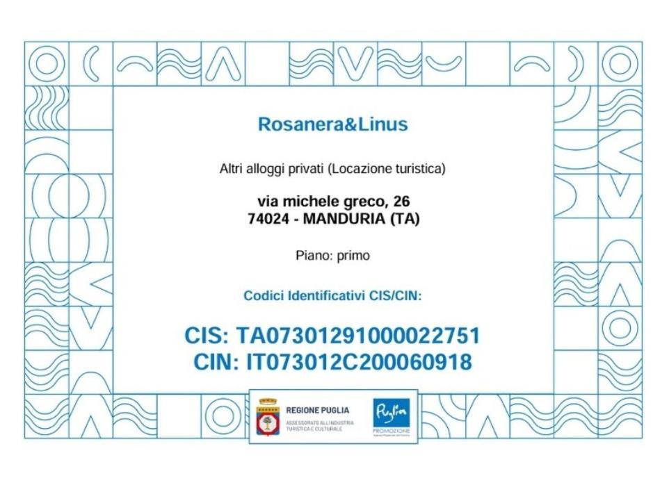 فيلا Rosanera&Linus ماندوريا المظهر الخارجي الصورة